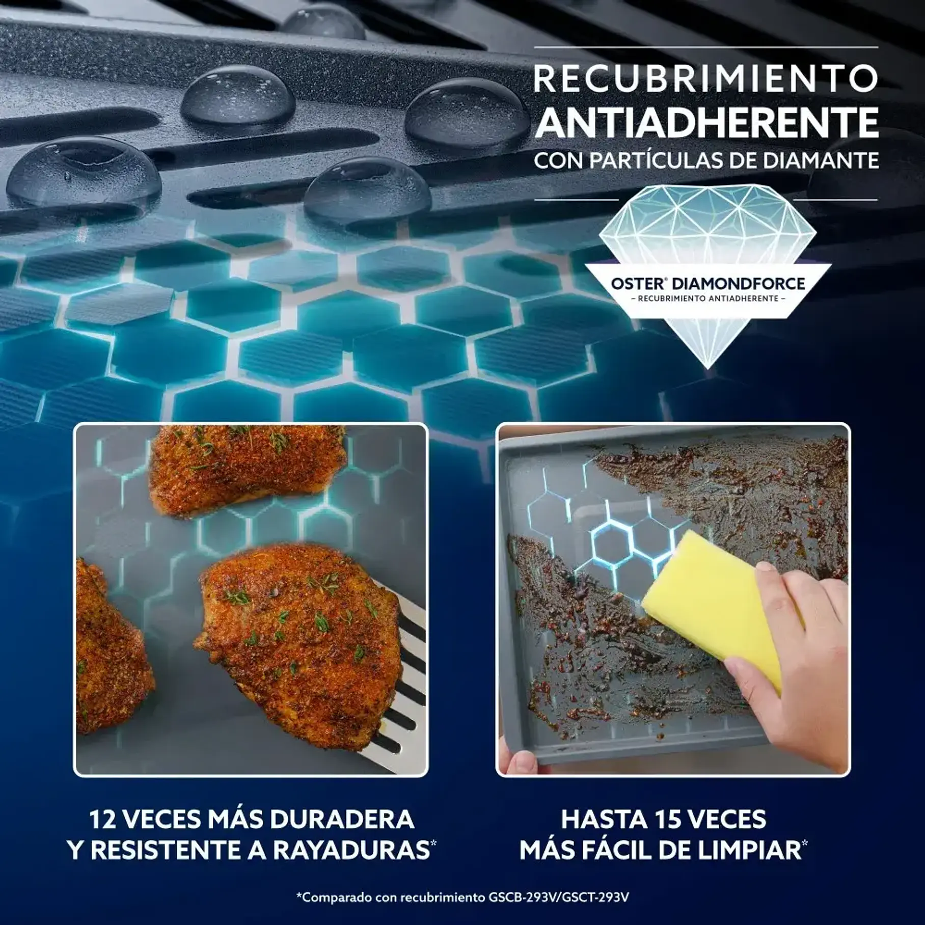 Oster Freidora De Aire Flex 11l Con Dos Zonas Ckstaf11mcddf Multifunción Horno 6