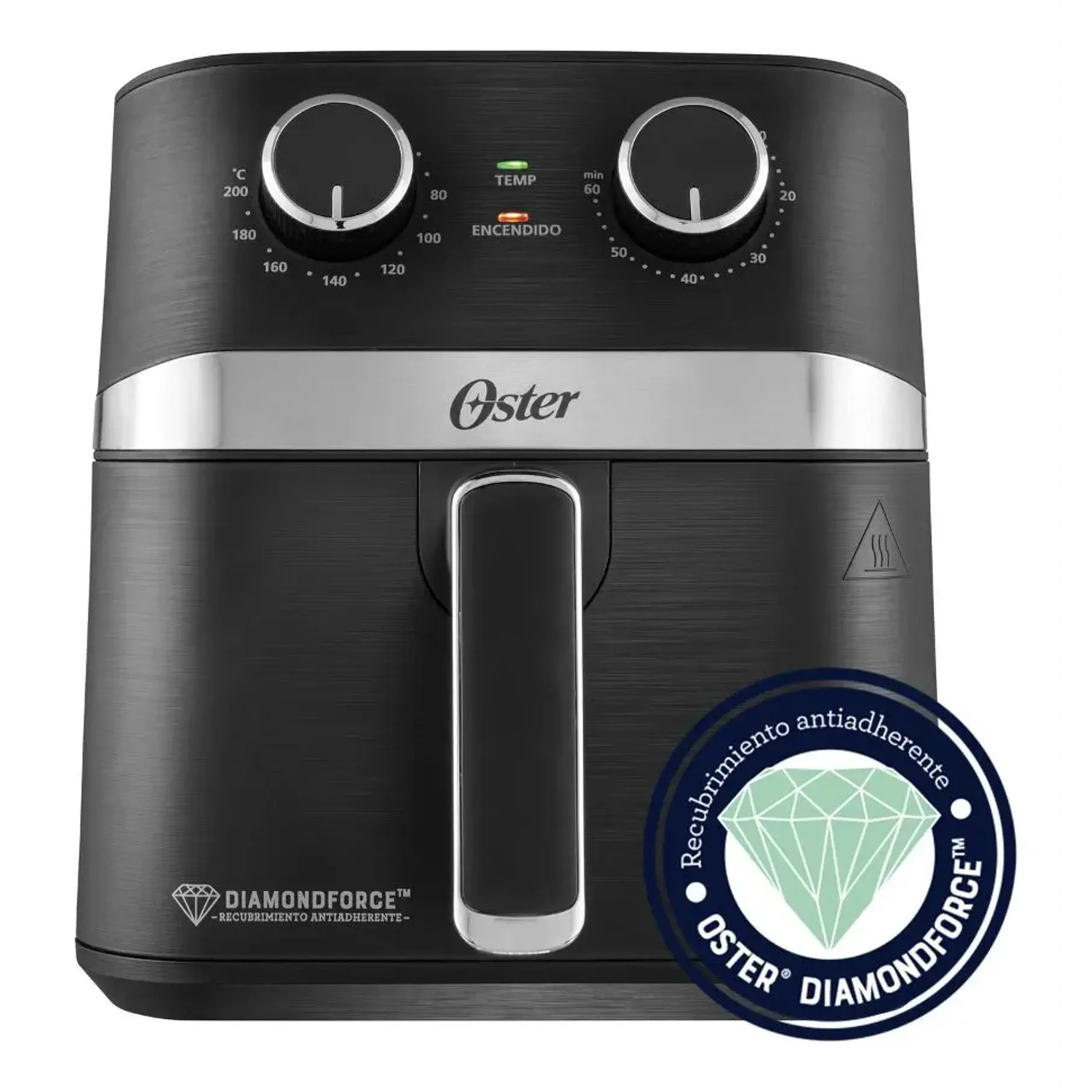 Freidora De Aire Manual Oster, Diamondforce, 4l Ckstaf401mdf 6