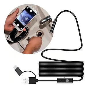 Cámara Endoscopica Flexible 5 Mts Negro Camara Cable CelularCámara Endoscopica Flexible 5 Mts Negro Camara Cable Celular Cámara Endoscopica Flexible 5 Mts Negro Camara Cable Celular Cámara Endoscopica
