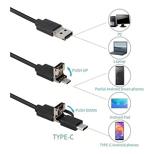 Cámara Endoscopica Flexible 5 Mts Negro Camara Cable CelularCámara Endoscopica Flexible 5 Mts Negro Camara Cable Celular Cámara Endoscopica Flexible 5 Mts Negro Camara Cable Celular Cámara Endoscopica