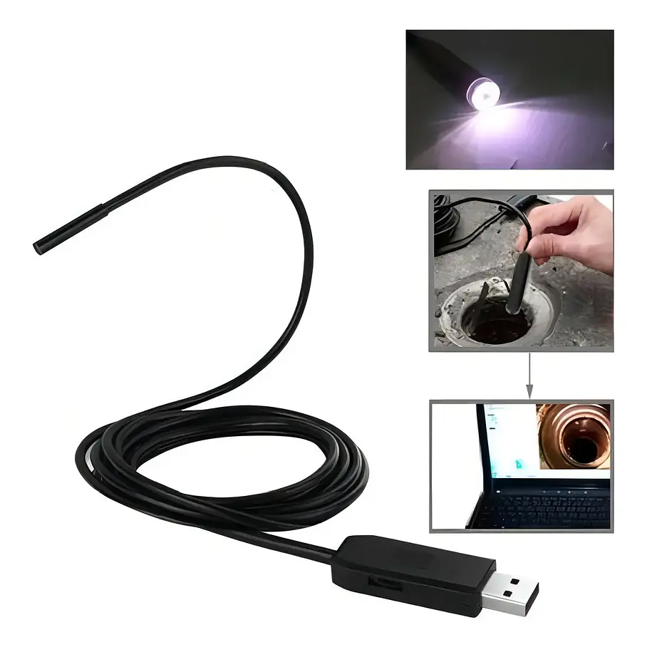 Cámara Endoscopica Flexible 5 Mts Negro Camara Cable CelularCámara Endoscopica Flexible 5 Mts Negro Camara Cable Celular Cámara Endoscopica Flexible 5 Mts Negro Camara Cable Celular Cámara Endoscopica 8