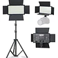 Kit Luz Led Para Fotografia/video Pro Led 600 + Tripode-  - Miniatura 2