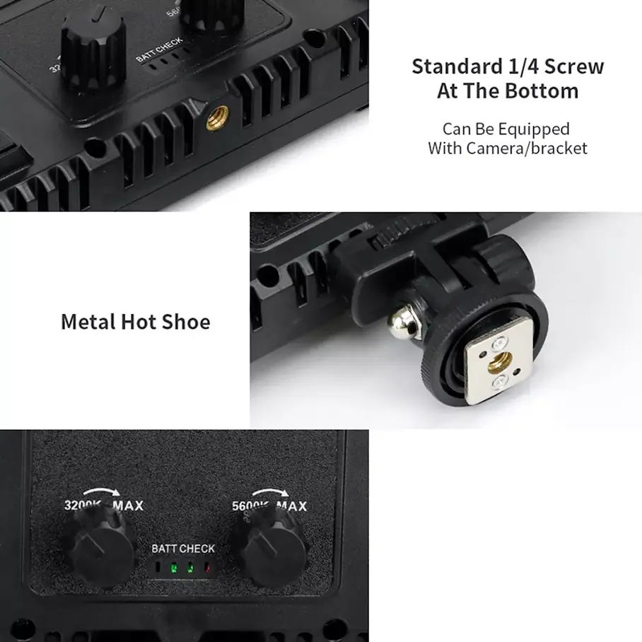 Kit Luz Led Para Fotografia/video Pro Led 600 + Tripode-  4