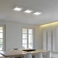 Plafón LED Sobrepuesto IRM 24W Luz Cálida Blanco 29cm Techo - Miniatura 6