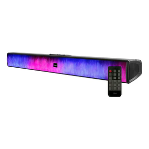 Barra De Sonido Soundbar Tv Bluetooth Mlab 9341 Parlante Negro Usb Aux Coax