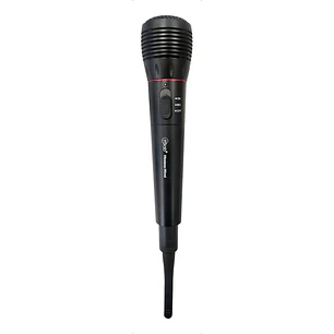 Micrófono Unidireccional VHF Microlab 8773 Cardioide Para Voces Negro