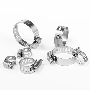 Pack x100 Abrazaderas Manguera Metálica 8 Medidas Pervoi 2RL Hose Clamp Retainer Kit-215