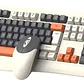 Pack De Teclado Y Mouse Kit Aoas A-1019 Keyboard Color Blanco Ergonomics Colourful Keyboard And Mouse USB Power - Miniatura 1