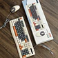 Pack De Teclado Y Mouse Kit Aoas A-1019 Keyboard Color Blanco Ergonomics Colourful Keyboard And Mouse USB Power - Miniatura 4