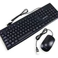Kit Teclado Y Mouse Usb Laptop Pc Computador Combo Cableado A-1016 Office Work - Miniatura 1