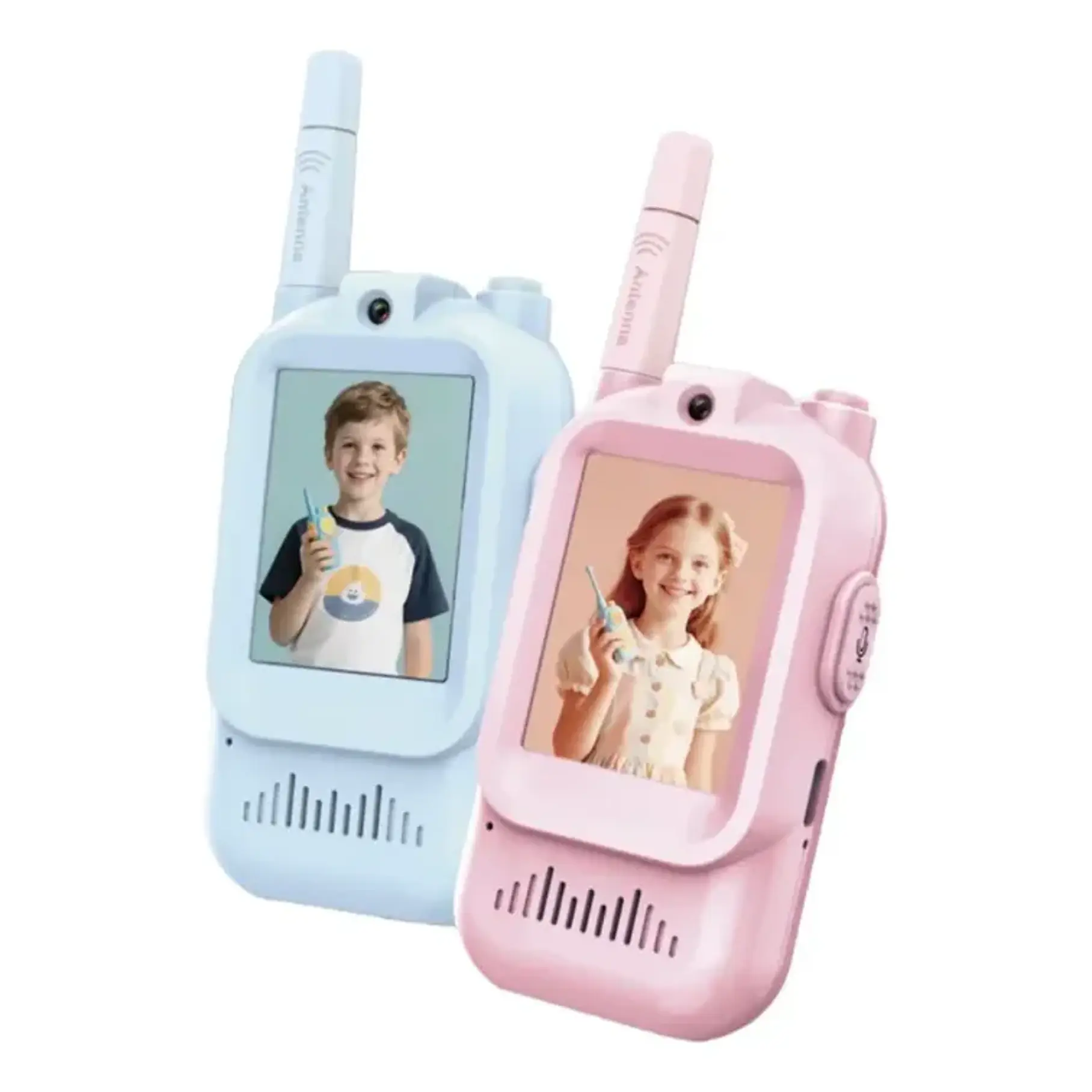 Pack x2 Walkie Talkies Boqui Toqui Con Pantalla Cámara Para Imagen Niños Comunicación Video 2