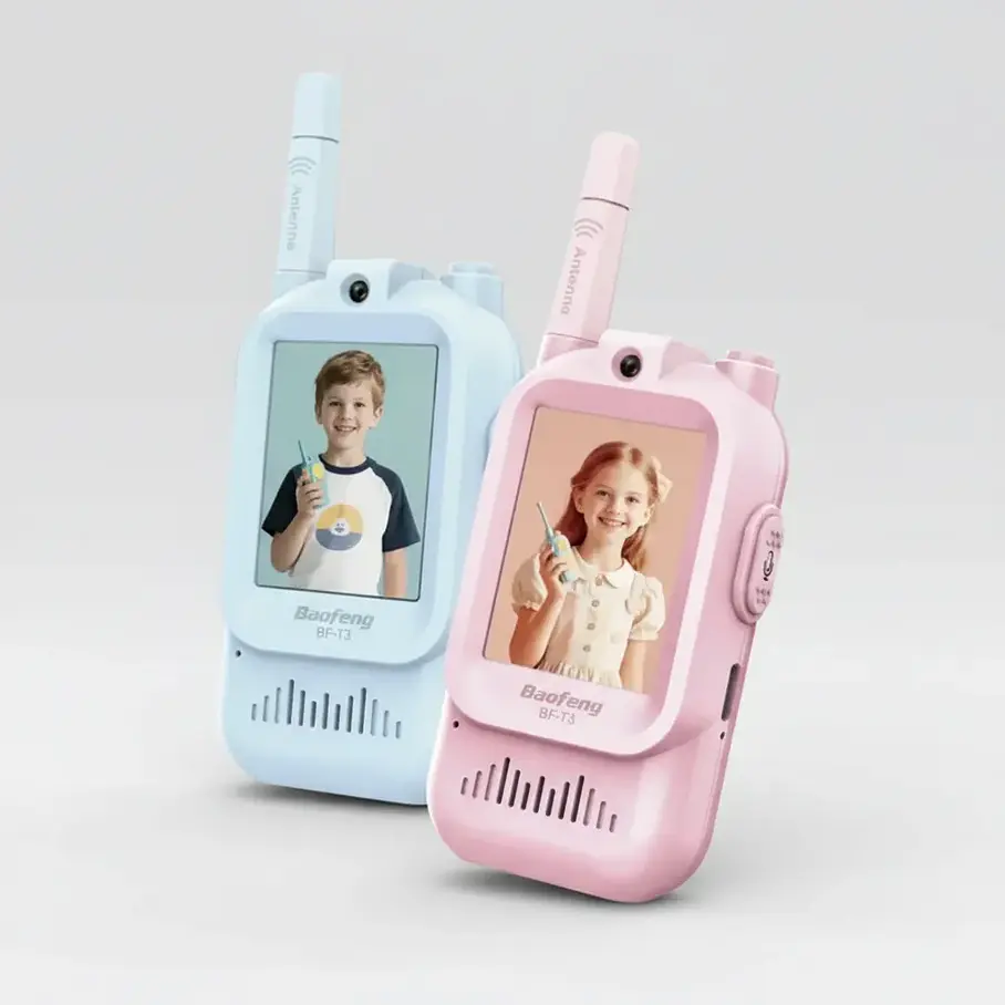 Pack x2 Walkie Talkies Boqui Toqui Con Pantalla Cámara Para Imagen Niños Comunicación Video 3