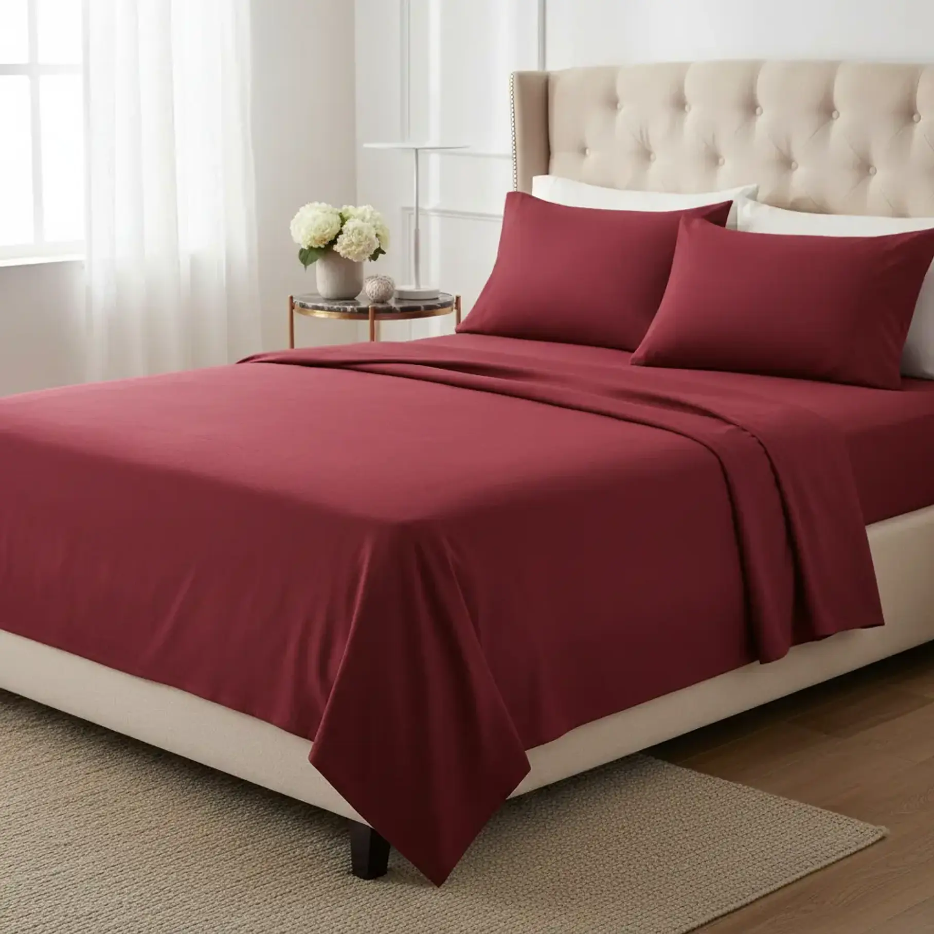Juego De Sabanas De Polar 2 Plazas 200x230 Cm Colores Variados Con Fundas 2RL Super Suave Polar Para El Frio 3