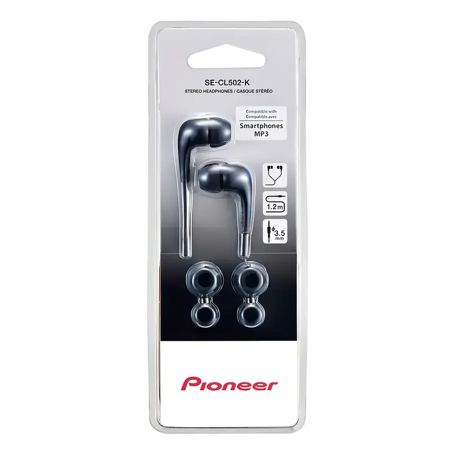 Audifonos Alta Calidad Pioneer Se-cl502-k Color Negro 4