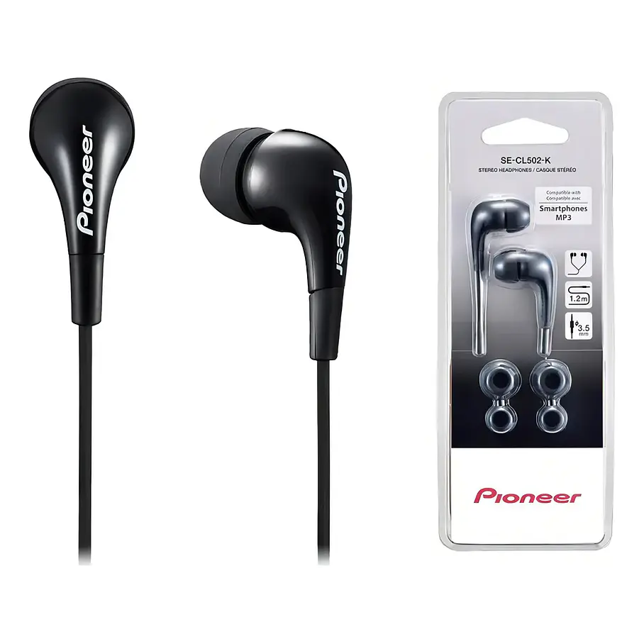 Audifonos Alta Calidad Pioneer Se-cl502-k Color Negro 1
