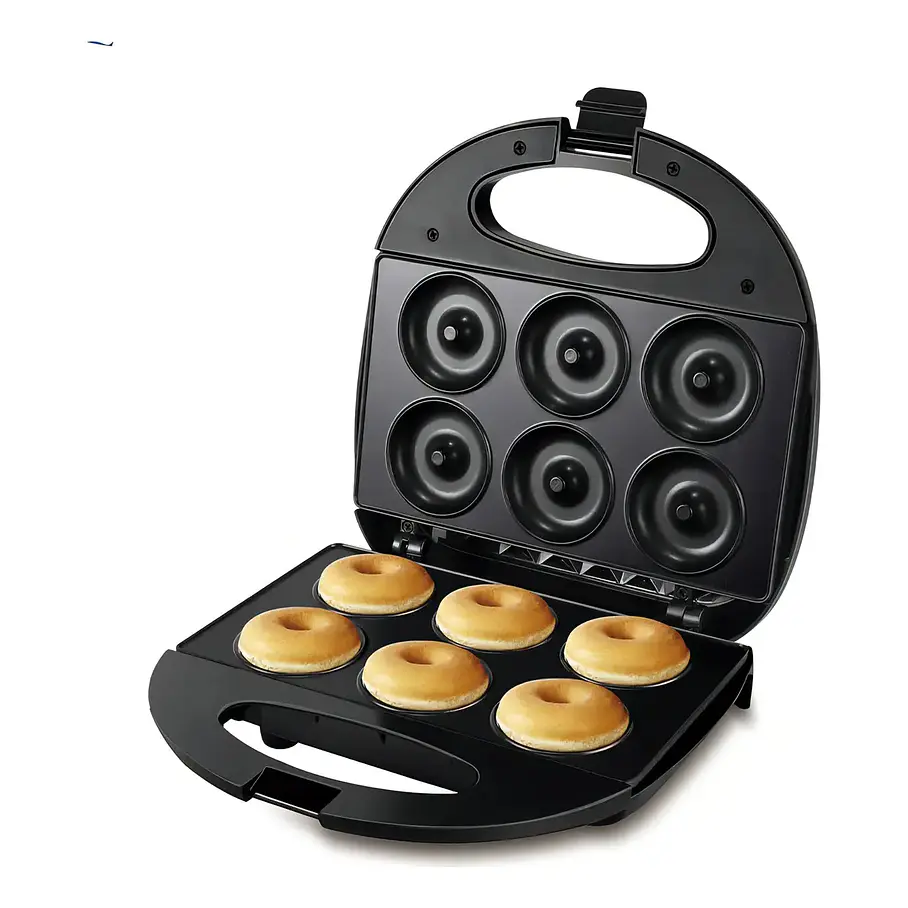 Máquina Vida Buenas Mini Donas Antiadherente 850W Negro 6 Unidades 1