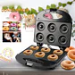 Máquina Vida Buenas Mini Donas Antiadherente 850W Negro 6 Unidades - Miniatura 7