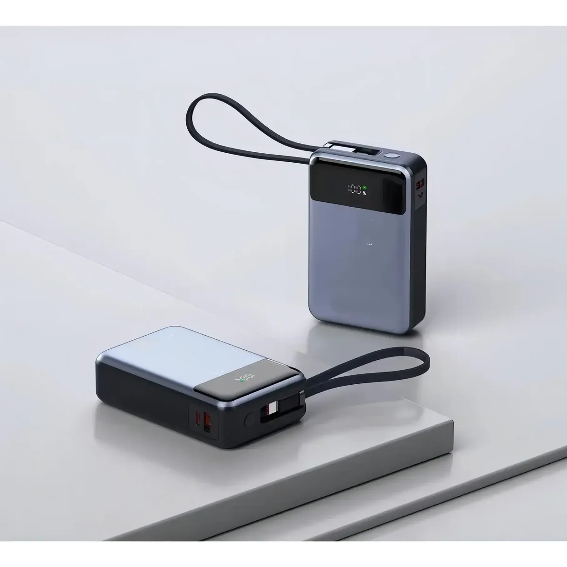Batería Externa Cargador Portátil Power Bank Notebook 20.000 Mah 65w Apto para Celulares Consolas Master-G Color Gris 5
