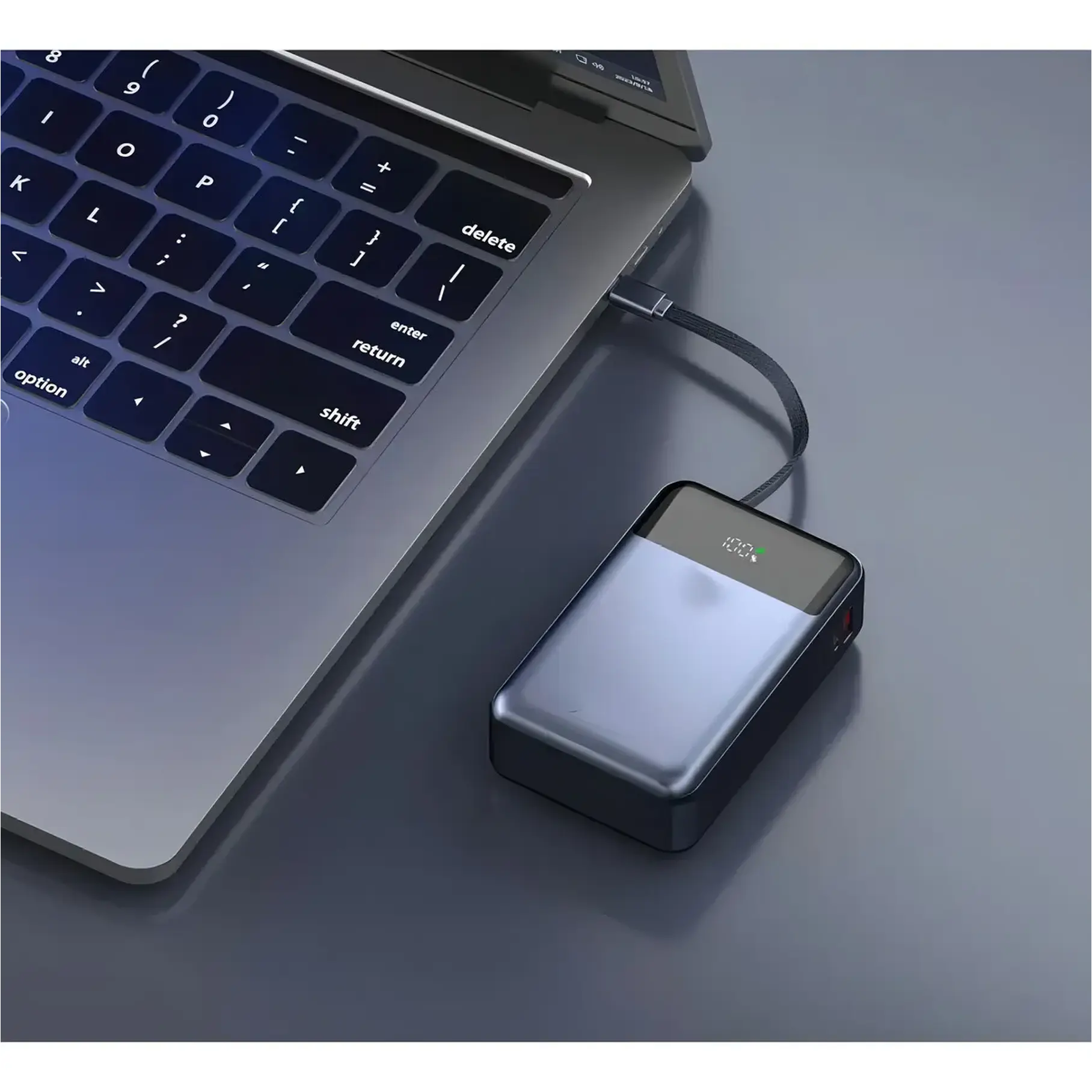 Batería Externa Cargador Portátil Power Bank Notebook 20.000 Mah 65w Apto para Celulares Consolas Master-G Color Gris 7