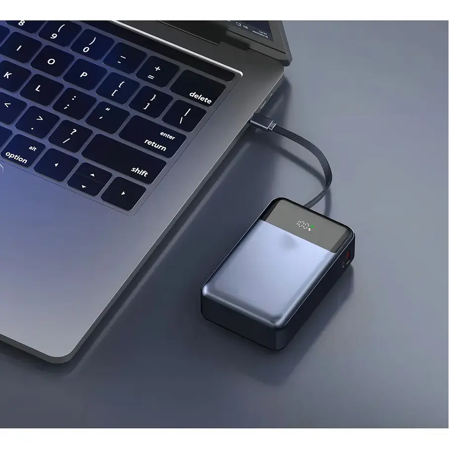 Batería Externa Cargador Portátil Power Bank Notebook 20.000 Mah 65w Apto para Celulares Consolas Master-G Color Gris 7