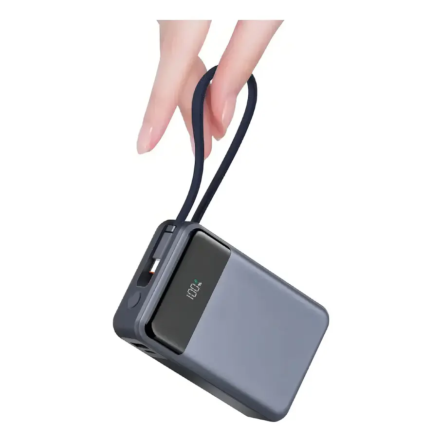 Batería Externa Cargador Portátil Power Bank Notebook 20.000 Mah 65w Apto para Celulares Consolas Master-G Color Gris 3