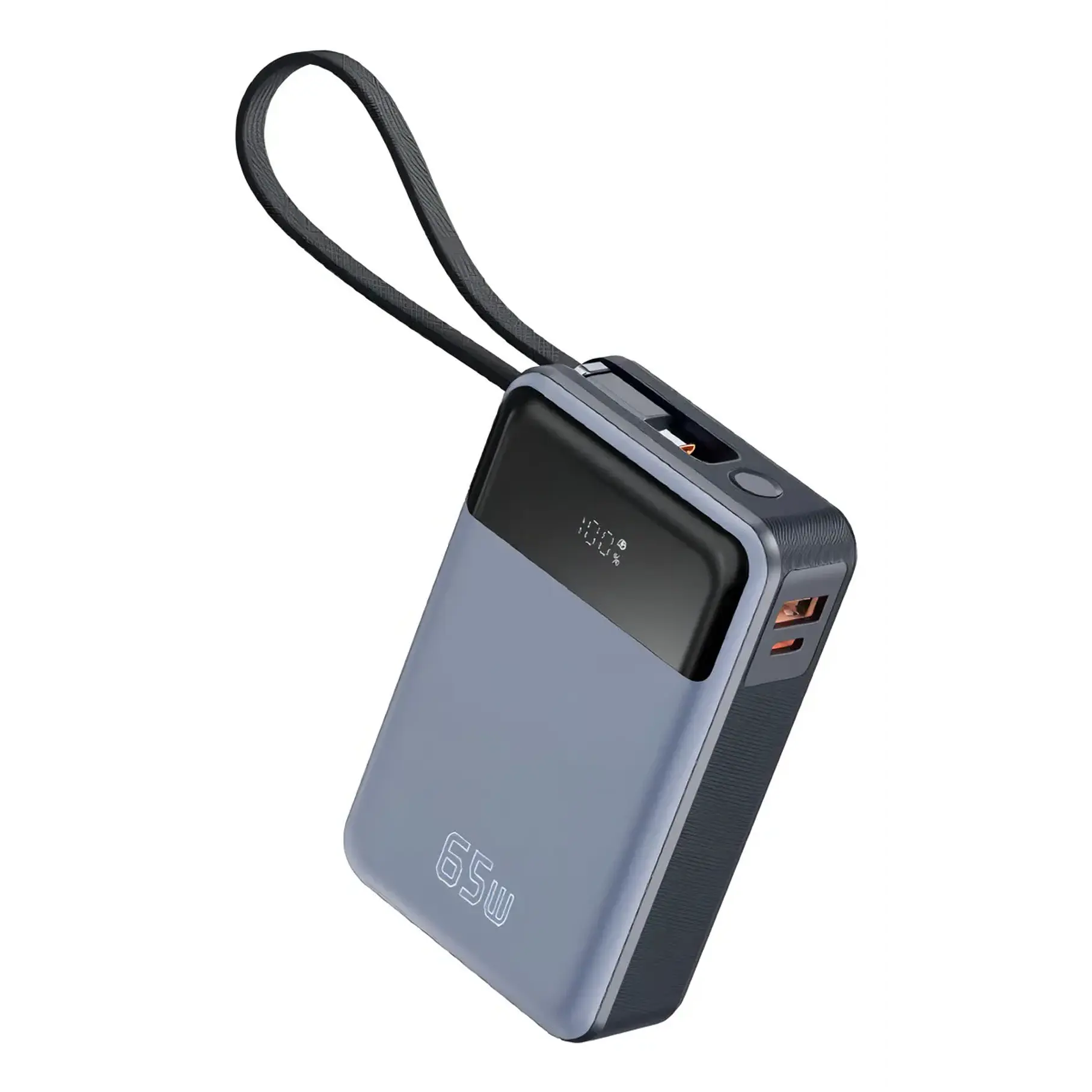 Batería Externa Cargador Portátil Power Bank Notebook 20.000 Mah 65w Apto para Celulares Consolas Master-G Color Gris 1