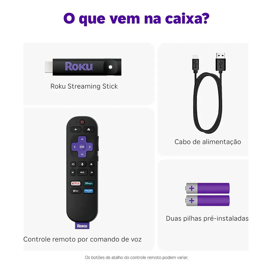 Control de voz Roku Streaming Stick 2025 Hd Hdmi Full HD Disfruta De Las Mejores Películas Y Series 4