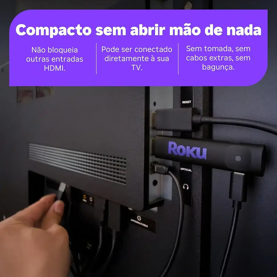 Control de voz Roku Streaming Stick 2025 Hd Hdmi Full HD Disfruta De Las Mejores Películas Y Series 5