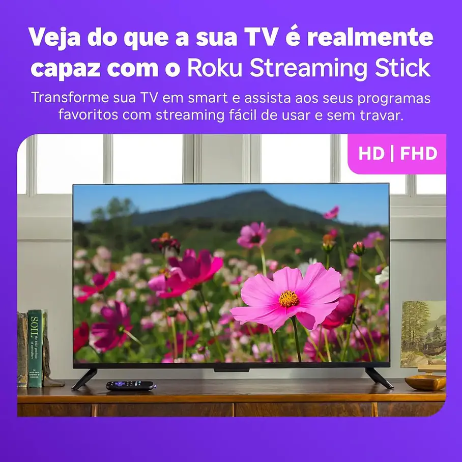 Control de voz Roku Streaming Stick 2025 Hd Hdmi Full HD Disfruta De Las Mejores Películas Y Series 6