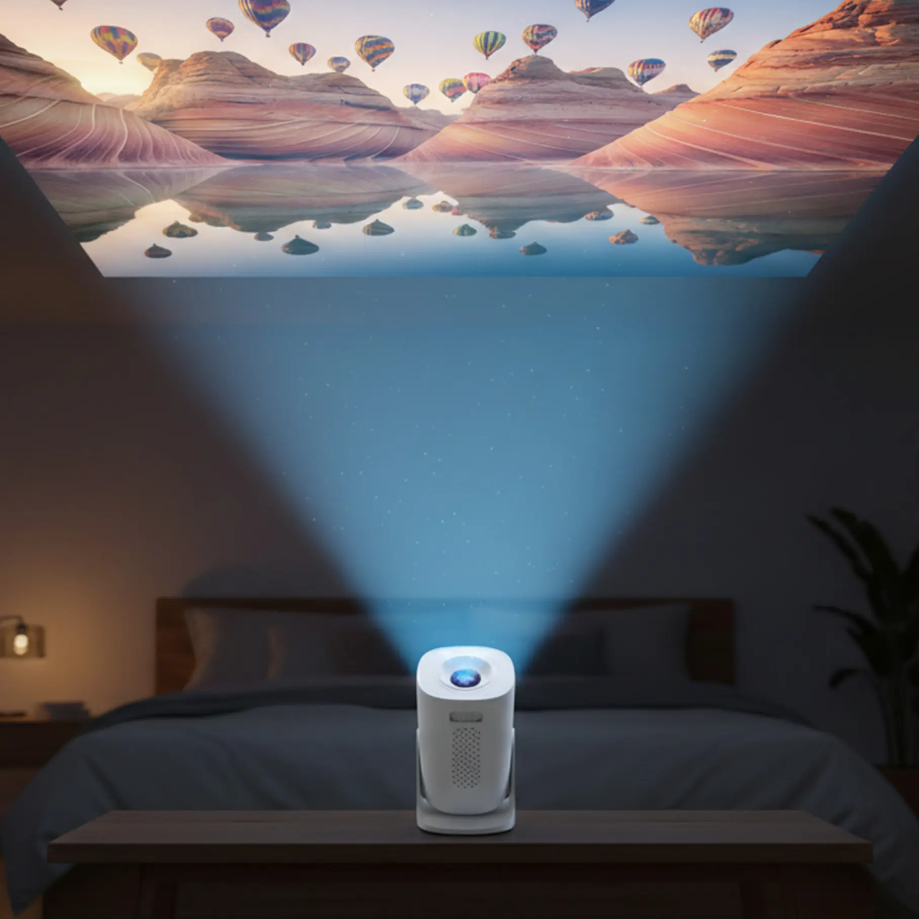 Proyector Blanco SmartTubePro WIFI Dual Band – SMART PROJECTION Conexión Wifi Bluetooth 5.4 9
