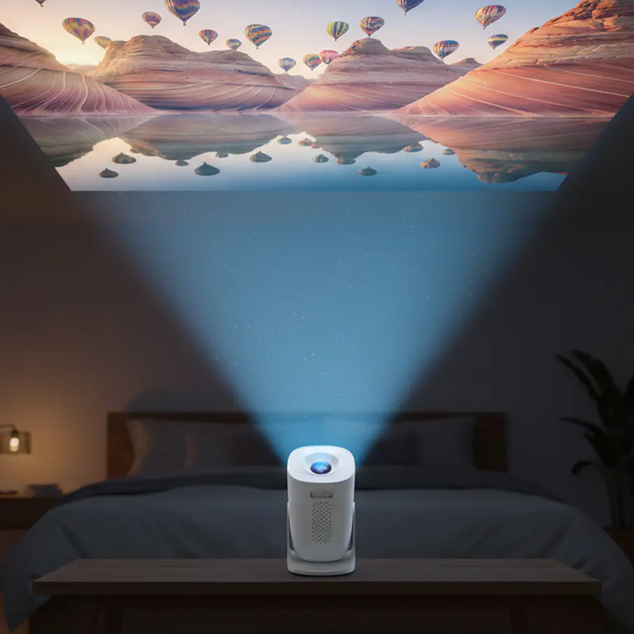 Proyector Blanco SmartTubePro WIFI Dual Band – SMART PROJECTION Conexión Wifi Bluetooth 5.4 9