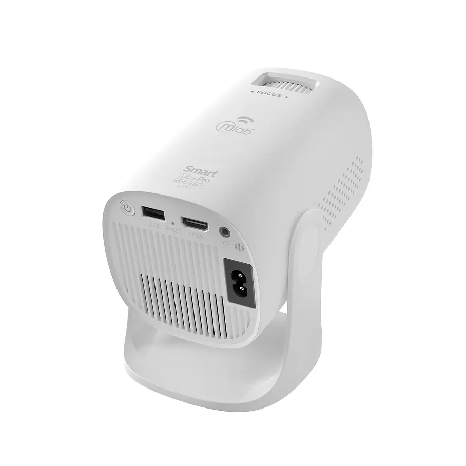 Proyector Blanco SmartTubePro WIFI Dual Band – SMART PROJECTION Conexión Wifi Bluetooth 5.4 3