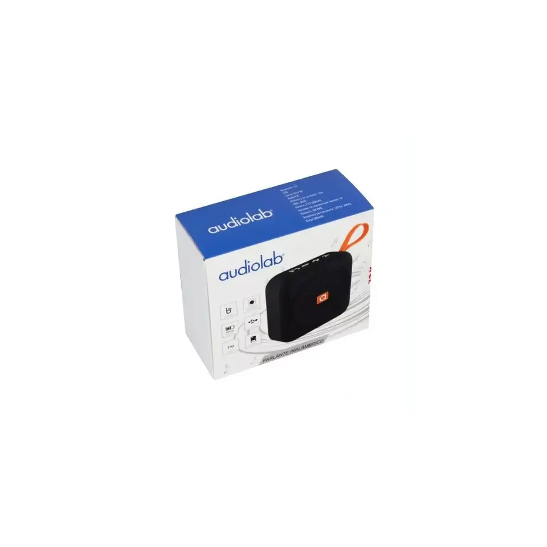 Parlante Portátil Audiolab Go 2 Black Bluetooth Negro 3