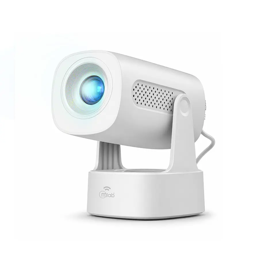 Proyector Blanco Tube SmartTubePro WIFI Dual Band – Bateria Recargable HD 1080 Conexión Wifi Bluetooth 5.4 Disfruta En Familia Y Amigos Este Proytector Películas Streaming 2