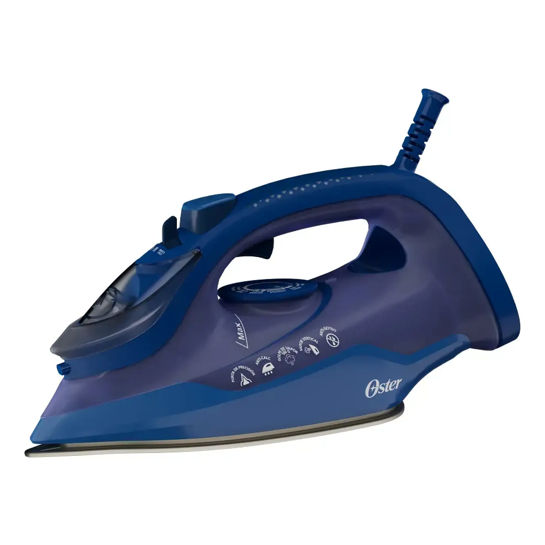 Plancha Vapor Oster Aeroglide Antigoteo Azul Gcstac7202 Azul Marino 1