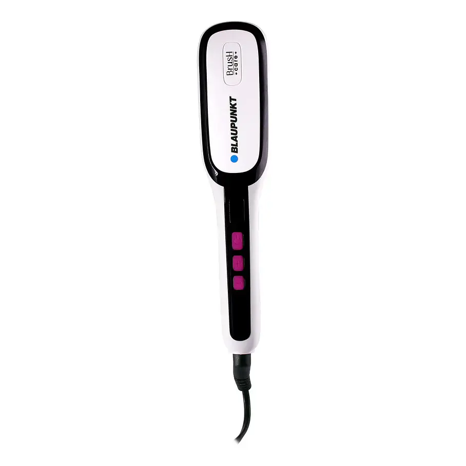 Cepillo Alisador Eléctrico Anti Frizz Blaupunkt Brush Care Color Blanco 5