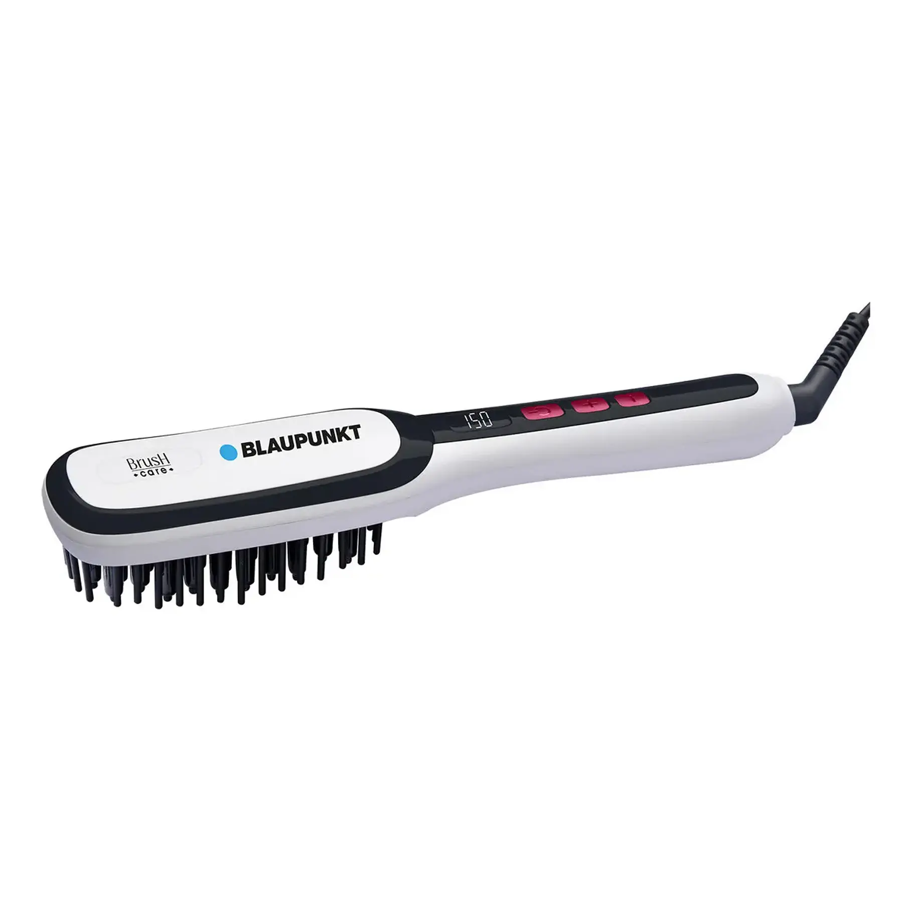 Cepillo Alisador Eléctrico Anti Frizz Blaupunkt Brush Care Color Blanco 7
