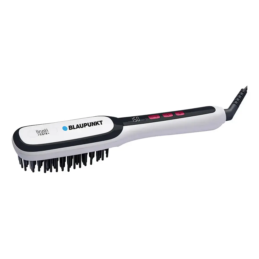 Cepillo Alisador Eléctrico Anti Frizz Blaupunkt Brush Care Color Blanco 7