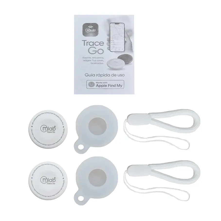 Trace Go – Pack 2 unidades Localizadores Inteligentes Mlab 9485 App Find Me Ubicación Rastreo 2RL Location  4