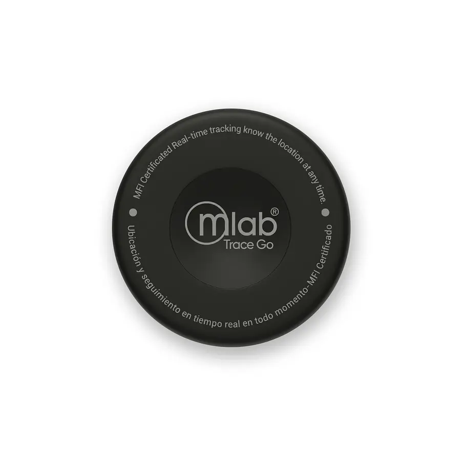 Rastreador De Ubicacion Gps Trace Go Find My Mfi Mlab 9486 Negro No Pierdas Tus Objetos Mascota Maletas Niños Ten La Seguridad Con Trace Go 1