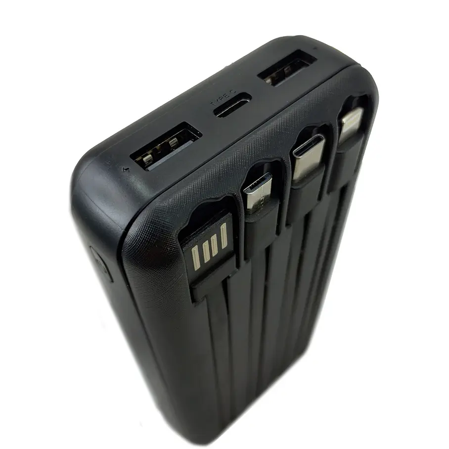 Power Bank 6.1 Big Wireless 20.000 mAh Mlab Carga Inalámbrica Multiconectores 8