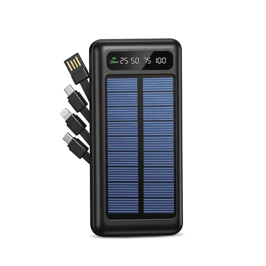 Power Bank Sun Charger 9654 Quick Energy & Solar 22.5w Carga Rápida Maxima Potencia  1