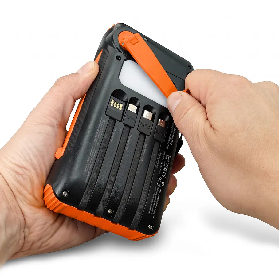 Cargador Portatil Power Bank Sun Dynamo Light 9655 Mlab Aventura 2000 mAh Con Carga Manual  5