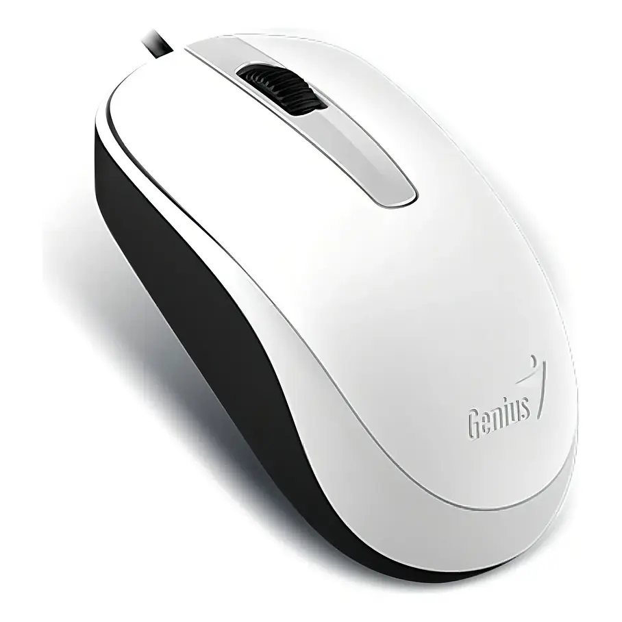 Mouse Genius DX-120 Con Cable USB 1000 dpi Rojo/Blanco/Azul Ambidiestro Windows/Mac 6