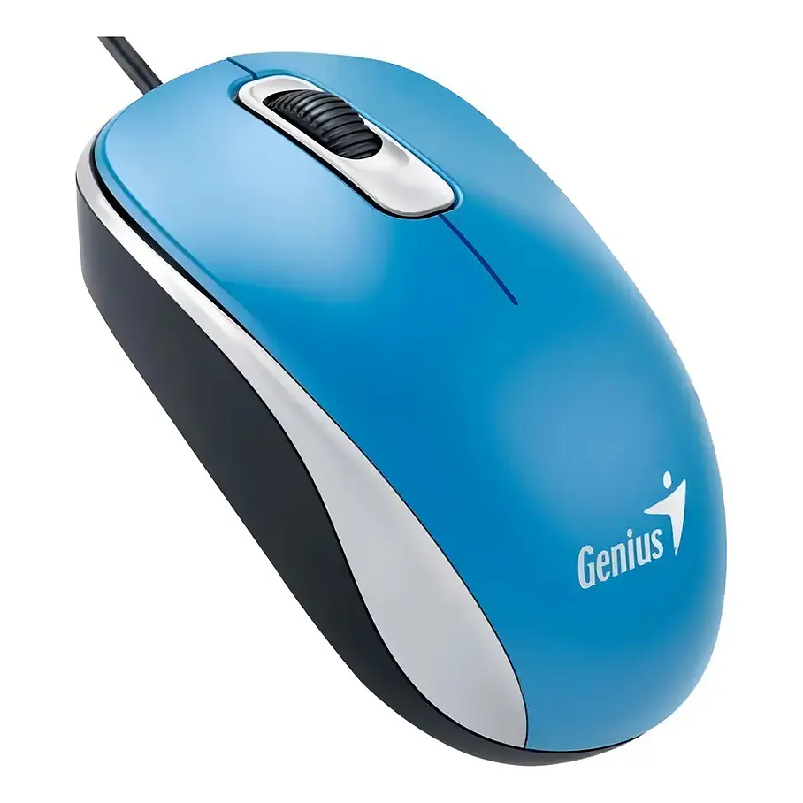Mouse Genius DX-120 Con Cable USB 1000 dpi Rojo/Blanco/Azul Ambidiestro Windows/Mac 8