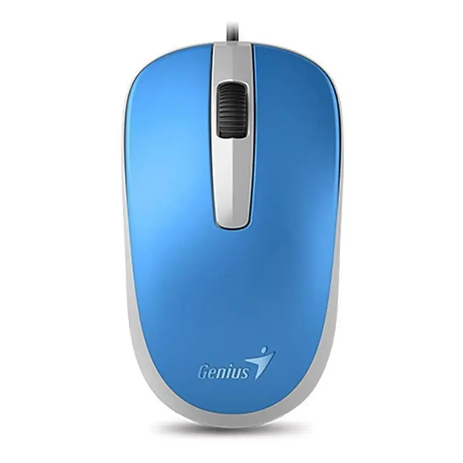 Mouse Genius DX-120 Con Cable USB 1000 dpi Rojo/Blanco/Azul Ambidiestro Windows/Mac 10