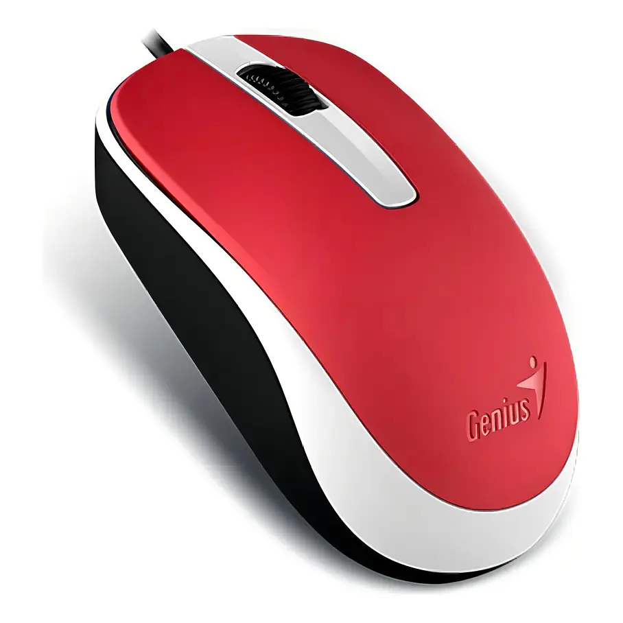 Mouse Genius DX-120 Con Cable USB 1000 dpi Rojo/Blanco/Azul Ambidiestro Windows/Mac 14