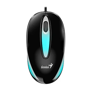 Mouse Genius Dx-mini Retroiluminación Led Rgb Negro