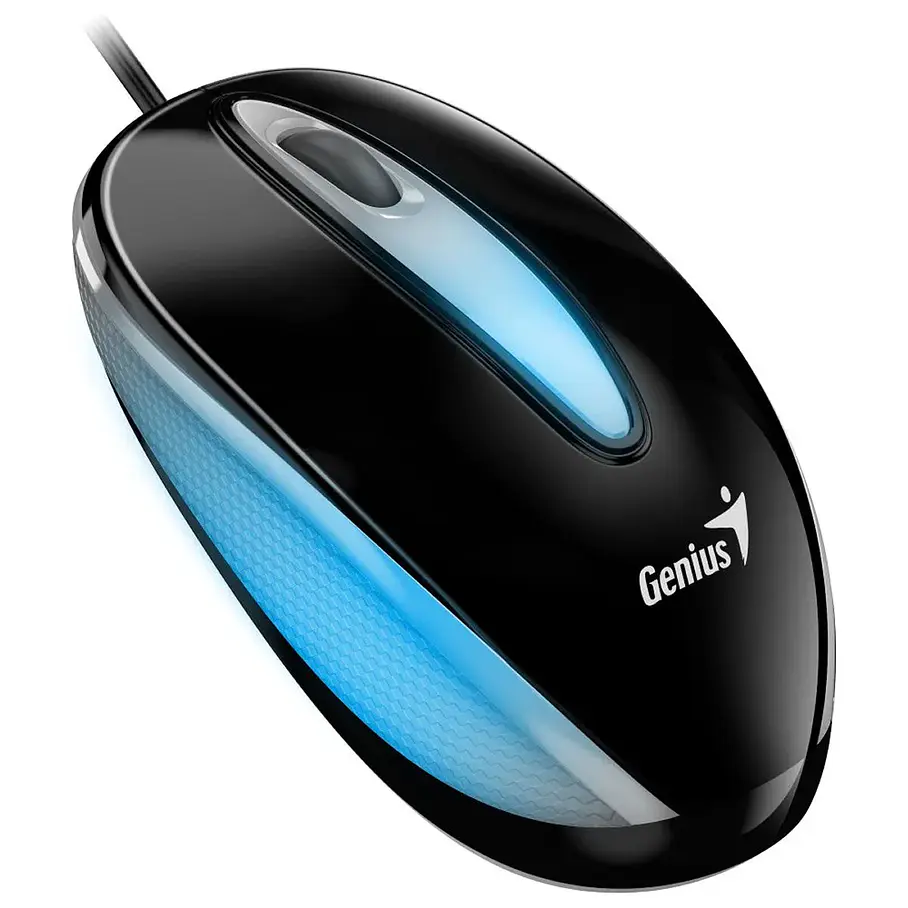 Mouse Genius Dx-mini Retroiluminación Led Rgb Negro 2