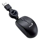 Mouse Mini Genius Micro Traveler V2 Negro USB Retráctil para Windows y Mac - Miniatura 1